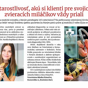 Račiansky výber: V Rači nájdete veterinu, akú si klienti vždy priali