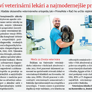 Račiansky výber: V Rači nájdete veterinu, akú si klienti vždy priali