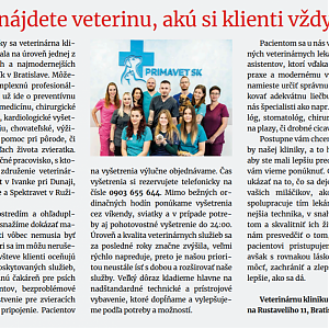Račiansky výber: V Rači nájdete veterinu, akú si klienti vždy priali